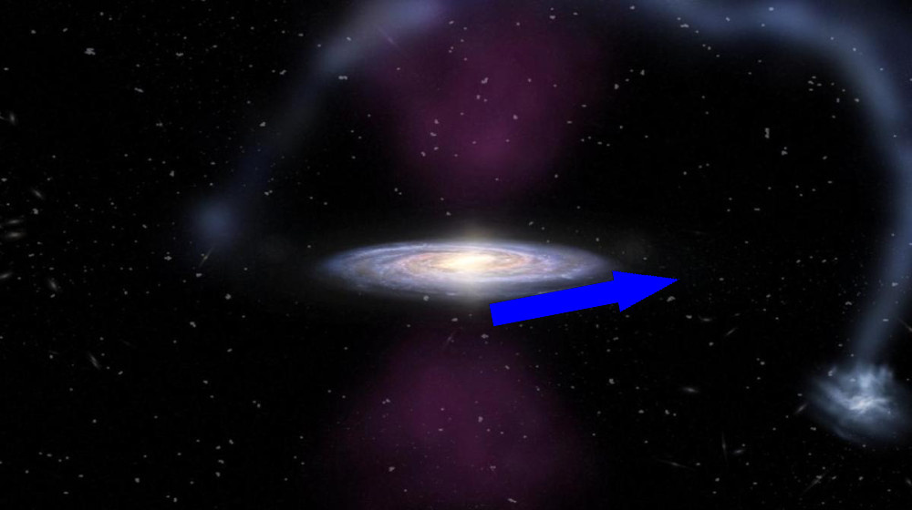    Галактика в огне горячего газа вокруг Млечного Пути