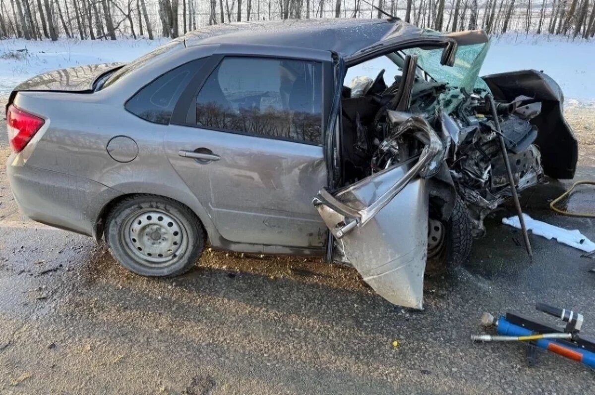    В Сердобском районе под Пензой в ДТП погибла женщина и пострадал ребёнок