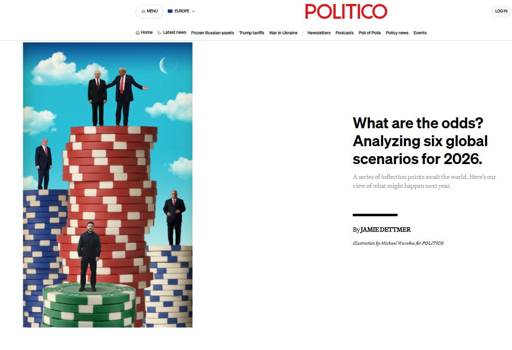 Обложка статьи POLITICO 