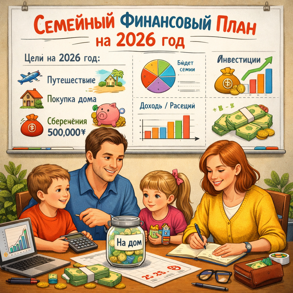 Как за 2026 год превратить семейные мечты в реальные деньги: планируйте бюджет правильно