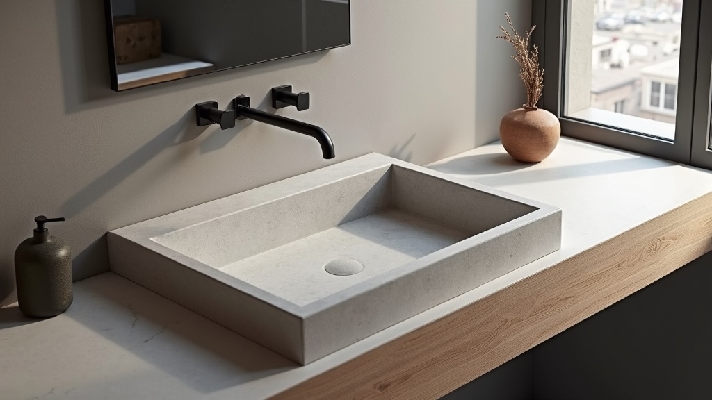    Ищете идеальную раковину для лофт-ванной? Узнайте, как выбрать между камнем и бетоном, учитывая дизайн, практичность и эстетику! admin
