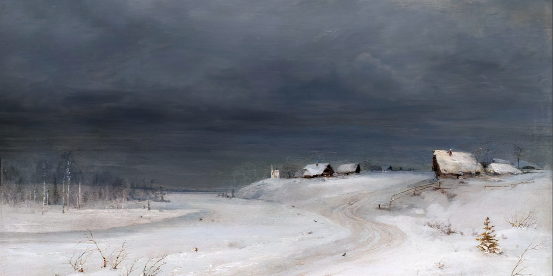 Завораживающая красота русских заснеженных деревень и сел на картинах Саврасова