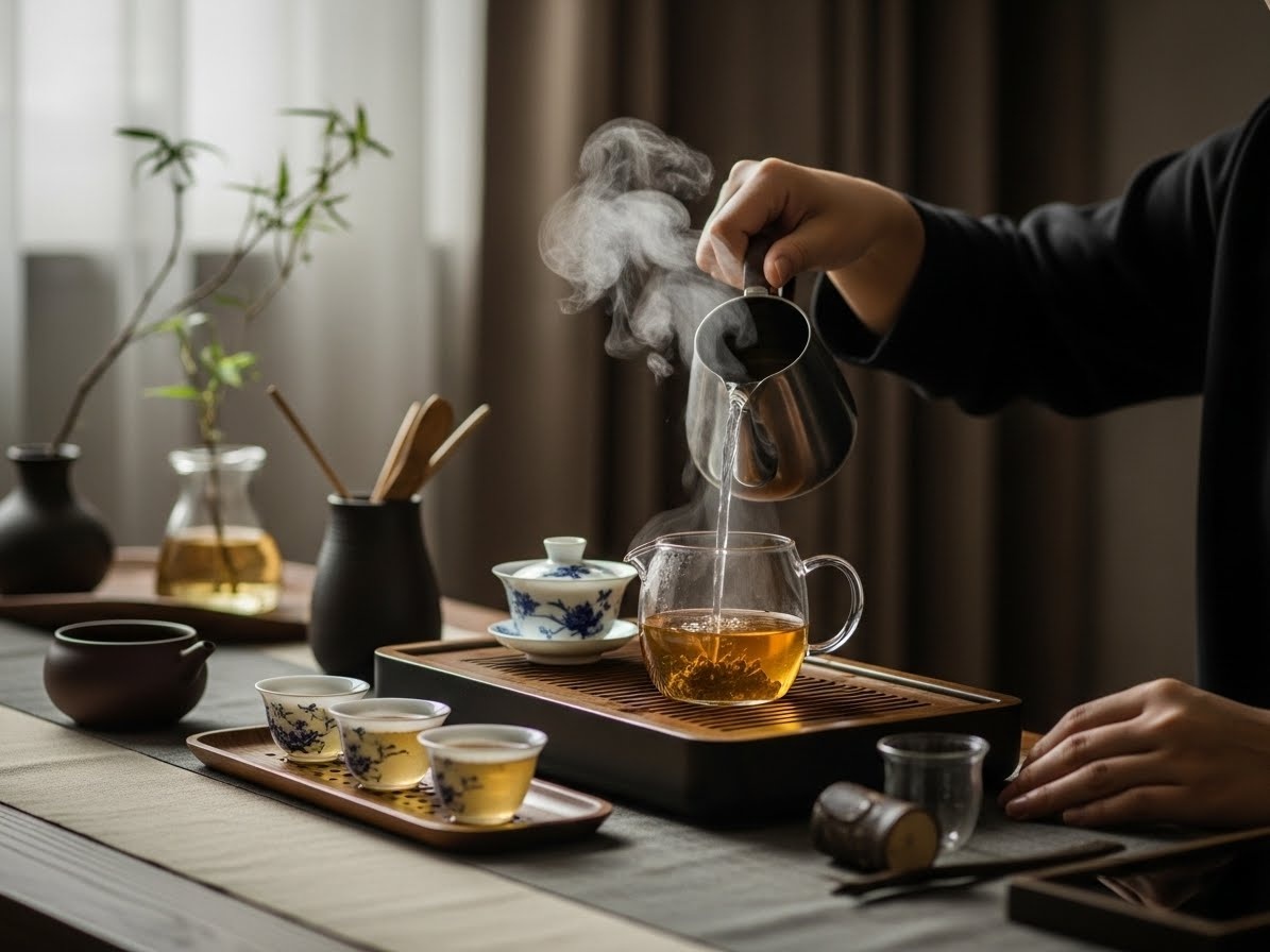 Заваривание зеленого чая