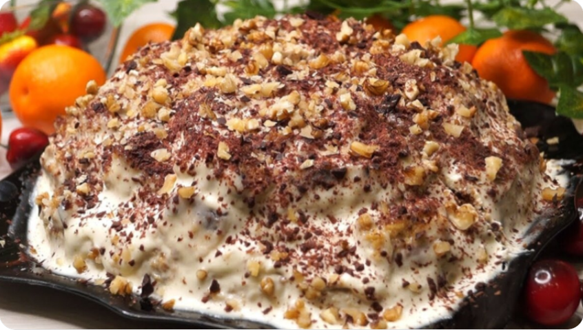 Торт «Айсберг» за 30 минут вместе с выпечкой, возни минимум, готовлю когда срочно нужно вкусненькое к чаю...