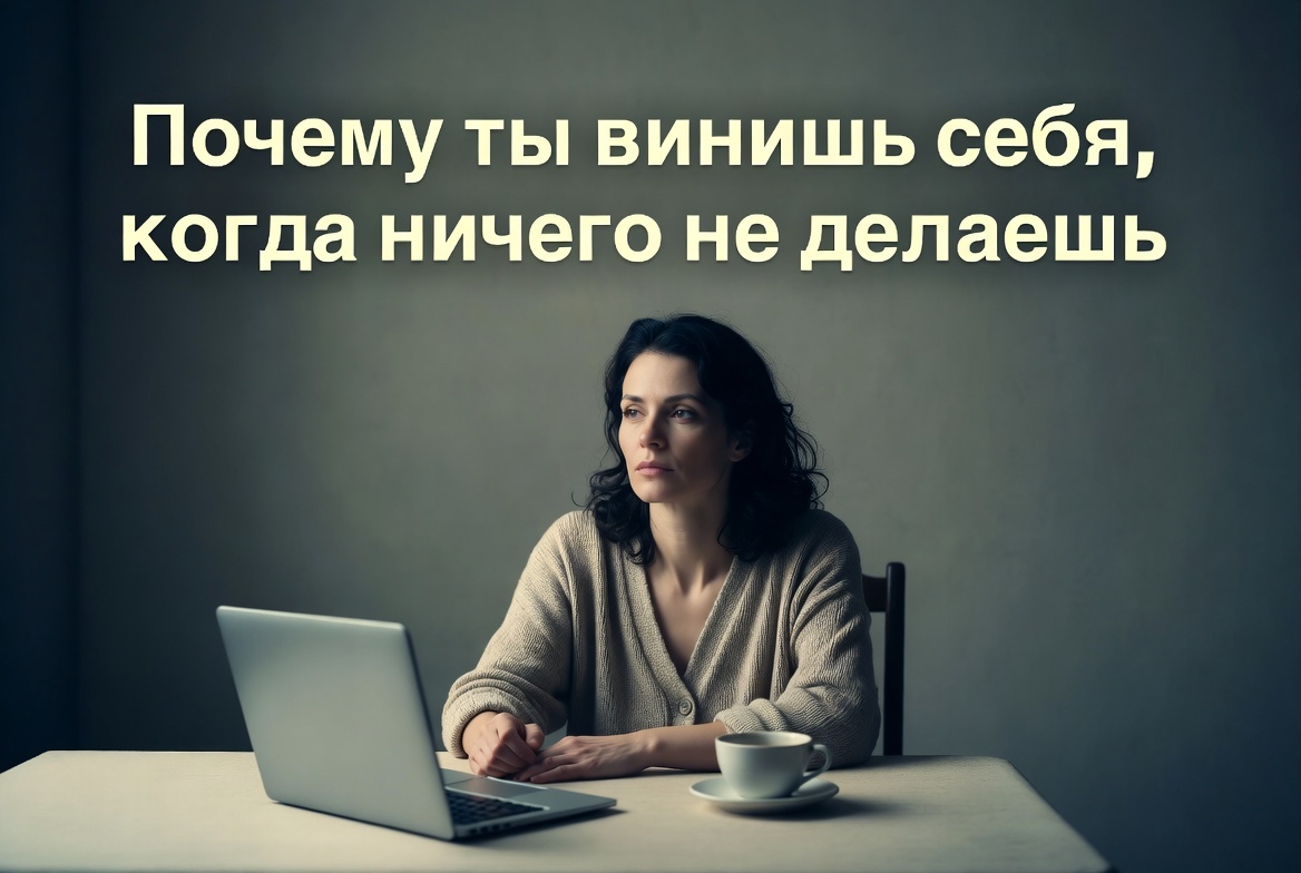 Почему ты винишь себя, когда ничего не делаешь
