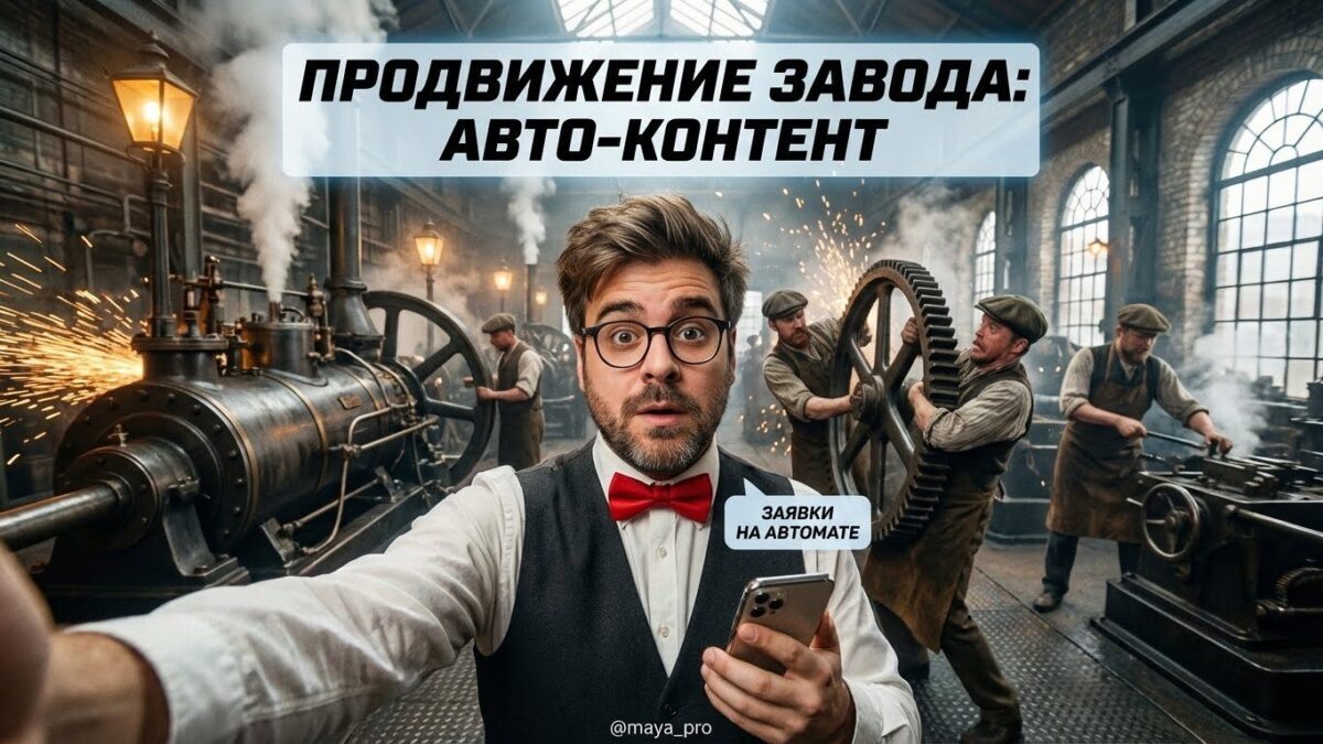    Автоматический контент для увеличения заявок на сайте завода Артур Хорошев