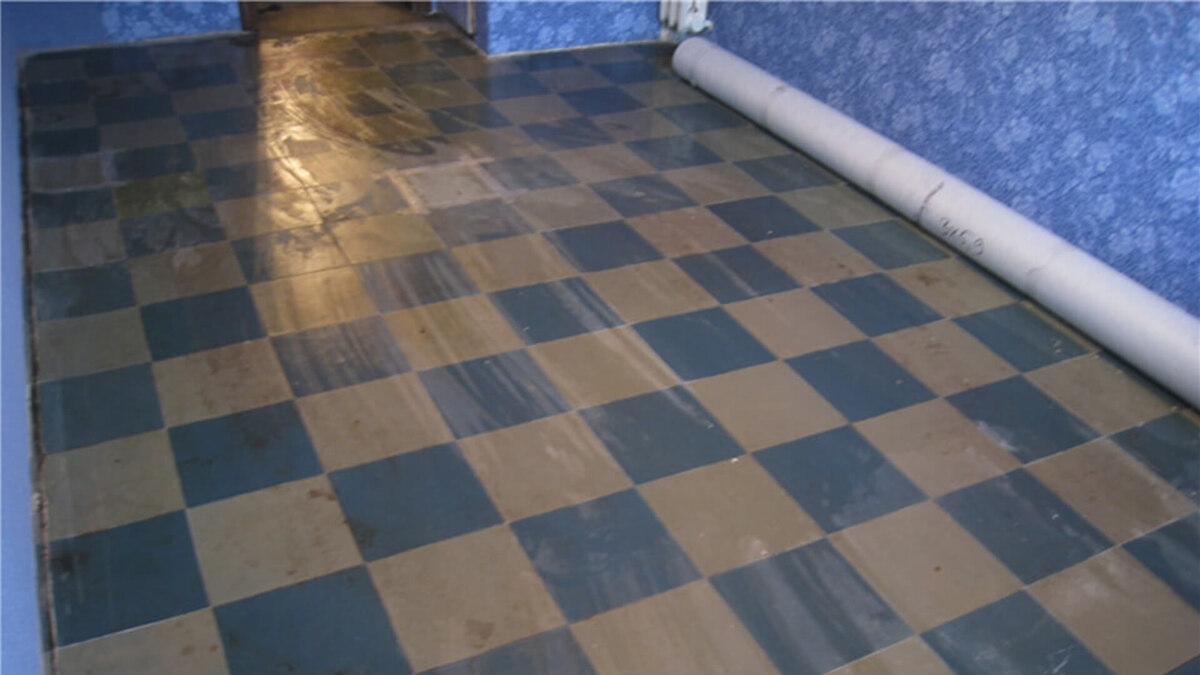 Вот такой вот пол.