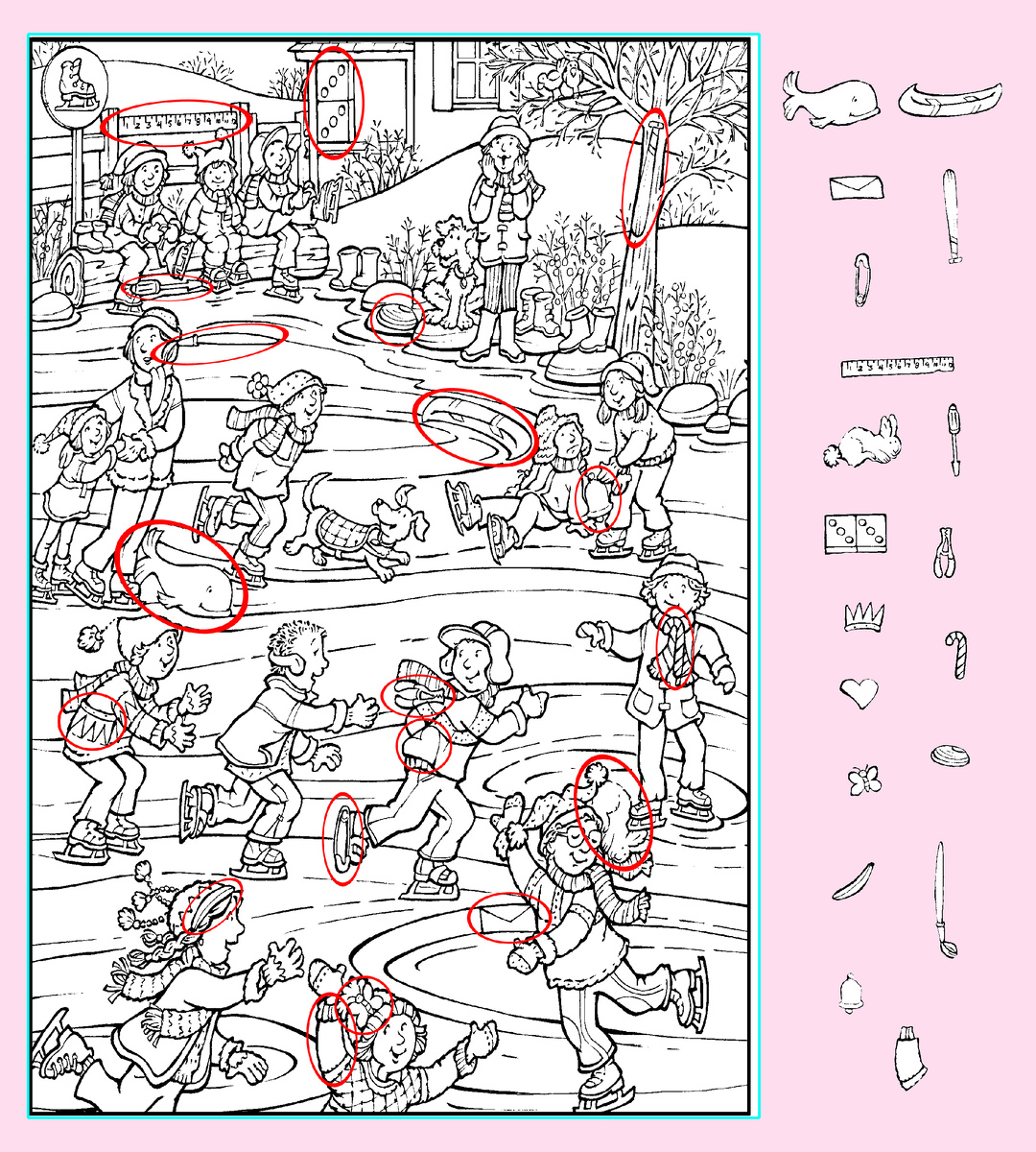 Картинка-ответ (19 предметов). Картинка подготовлена автором