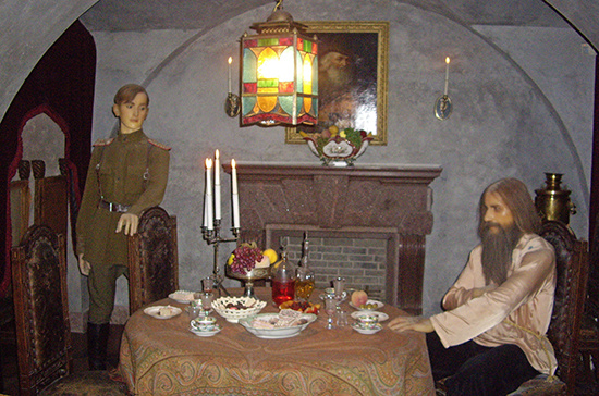 Экспозиция: убийство распутина в юсуповском дворце