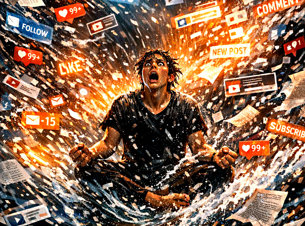 Проблема не в том, что вам не хватает знаний. Проблема в том, что вы тонете в них.