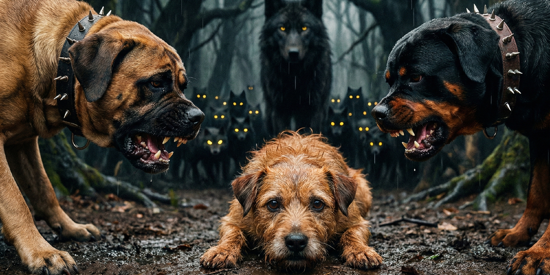 «Старик знал, что его дворняга выкормила в будке "странного щенка", но его выгнали в лес. А через год из чащи вышла ЕГО стая» ...