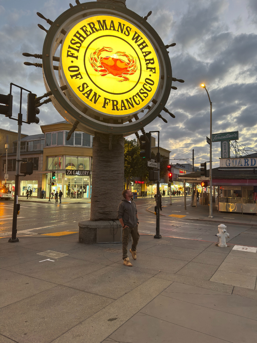 Визитная карточка Fisherman's whars of San Francisco