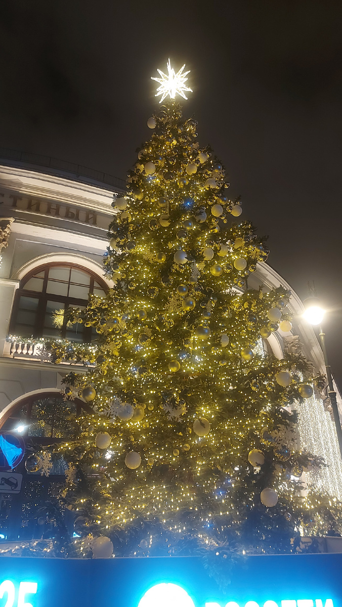 Московские городские елки (все фото - автора)