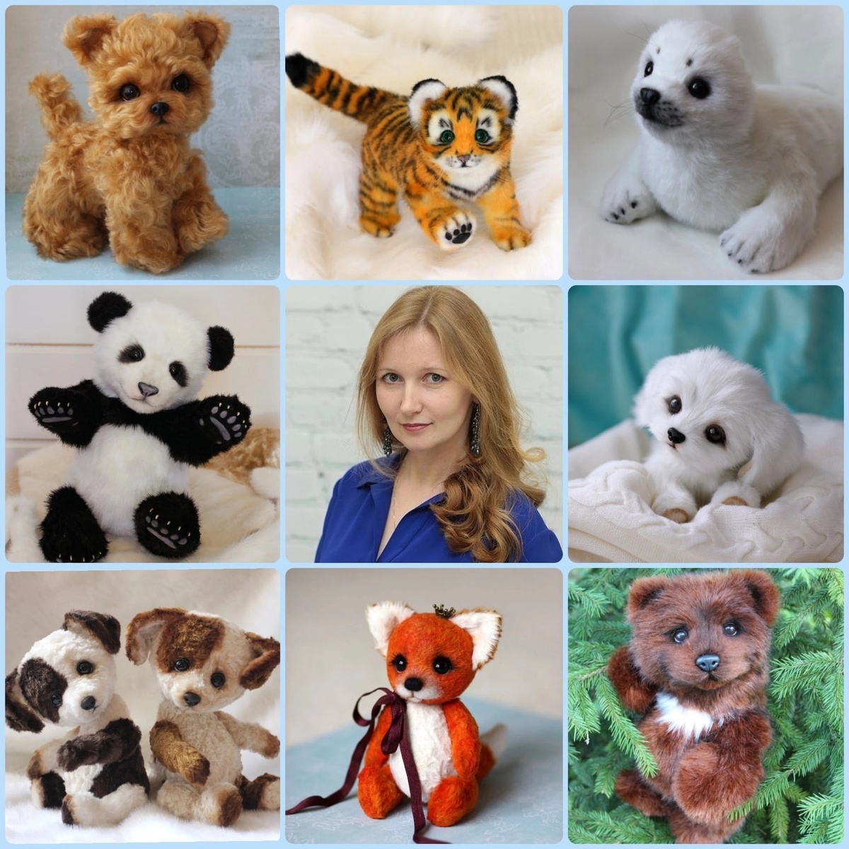 Мои игрушки - тедди и натюр. Автор -Елена Миханкова 