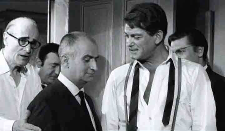 Режиссер фильма Андрэ Юнебель с исполнителями главных ролей: Луи Де Фюнесом и Жаном Маре📷    Как «Фантомас» ухудшил криминогенную обстановку под Волгоградом
