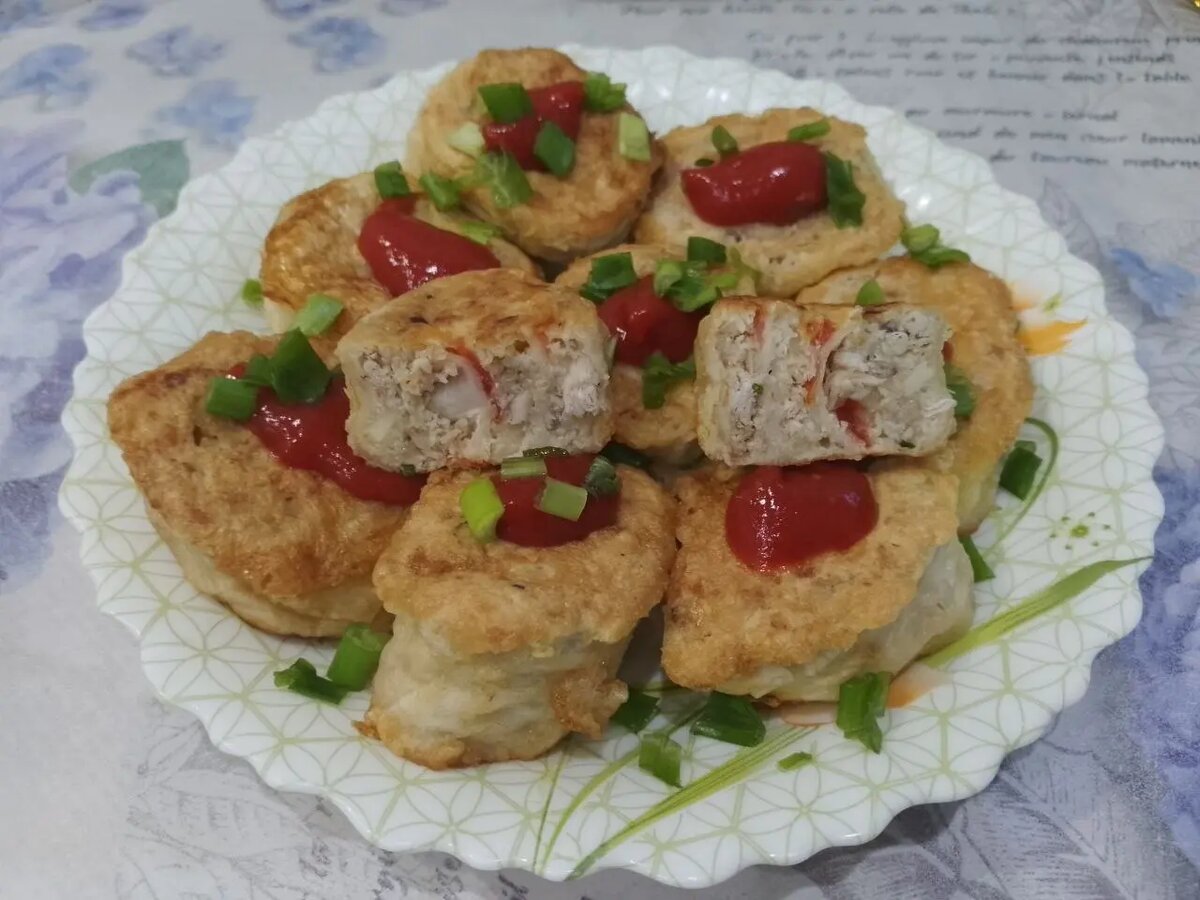 Лаваш с мясной начинкой