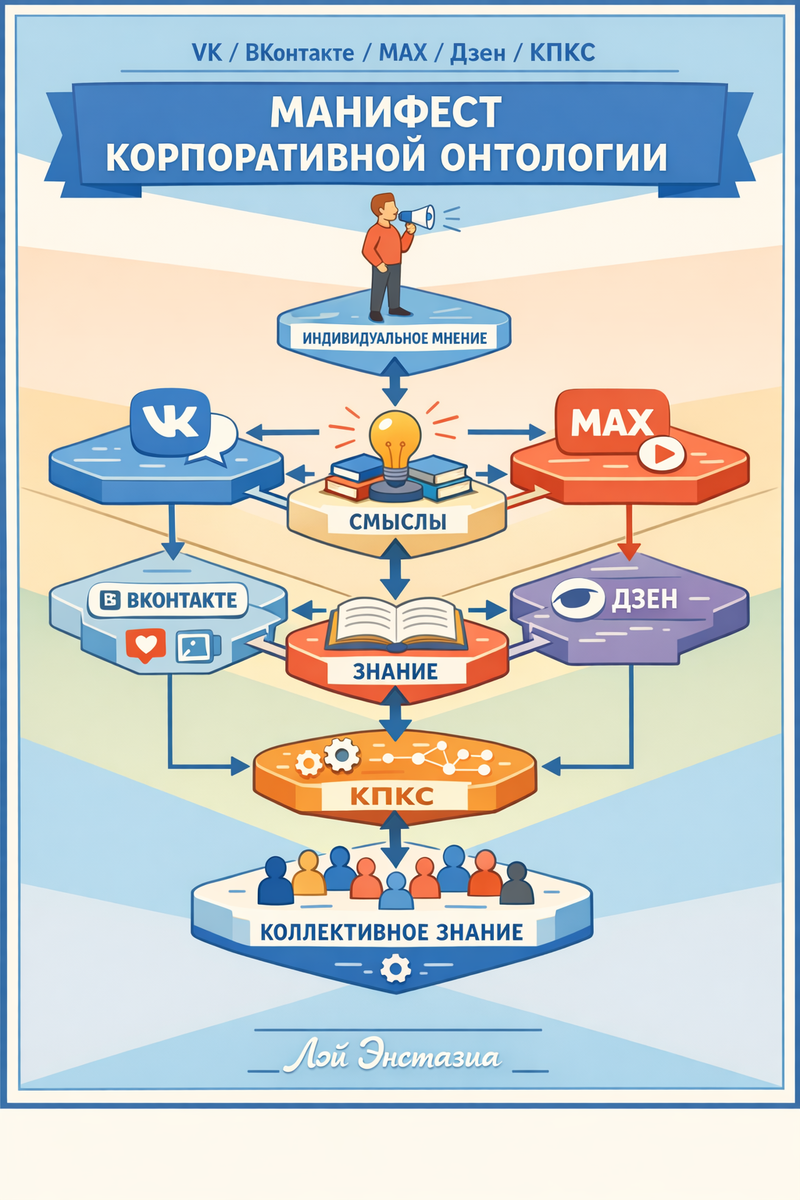 Манифест корпоративной онтологии: VK / ВКонтакте / MAX / Дзен / КПКС