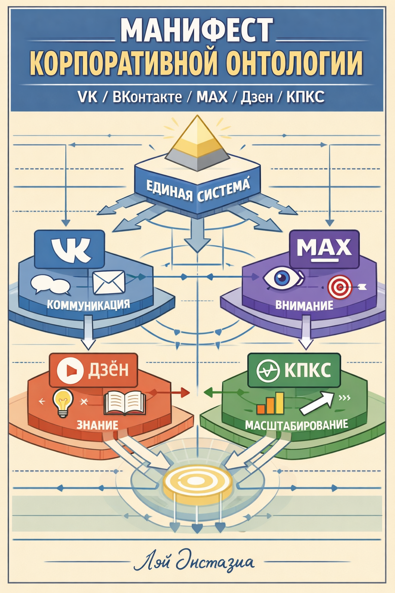 Манифест корпоративной онтологии: VK / ВКонтакте / MAX / Дзен / КПКС