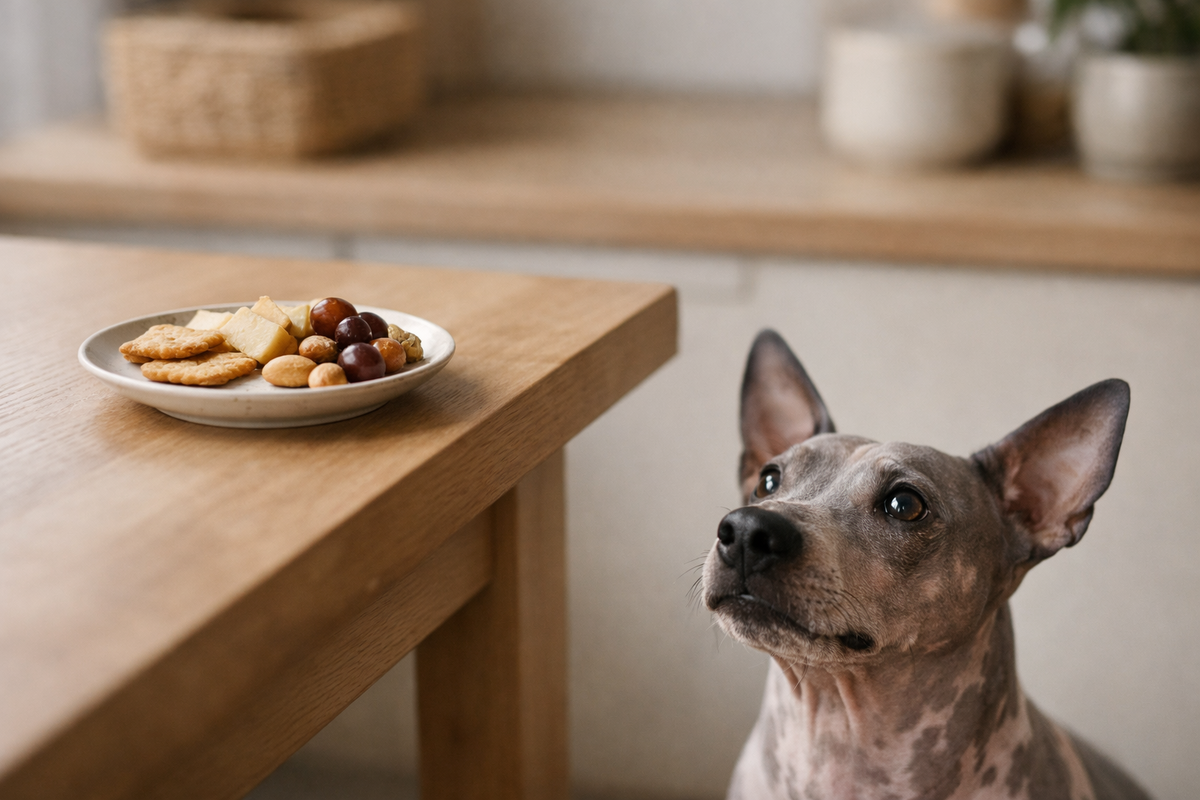 - Не давайте со стола даже чуть-чуть!