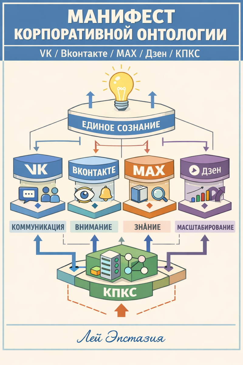 Манифест корпоративной онтологии: VK / ВКонтакте / MAX / Дзен / КПКС