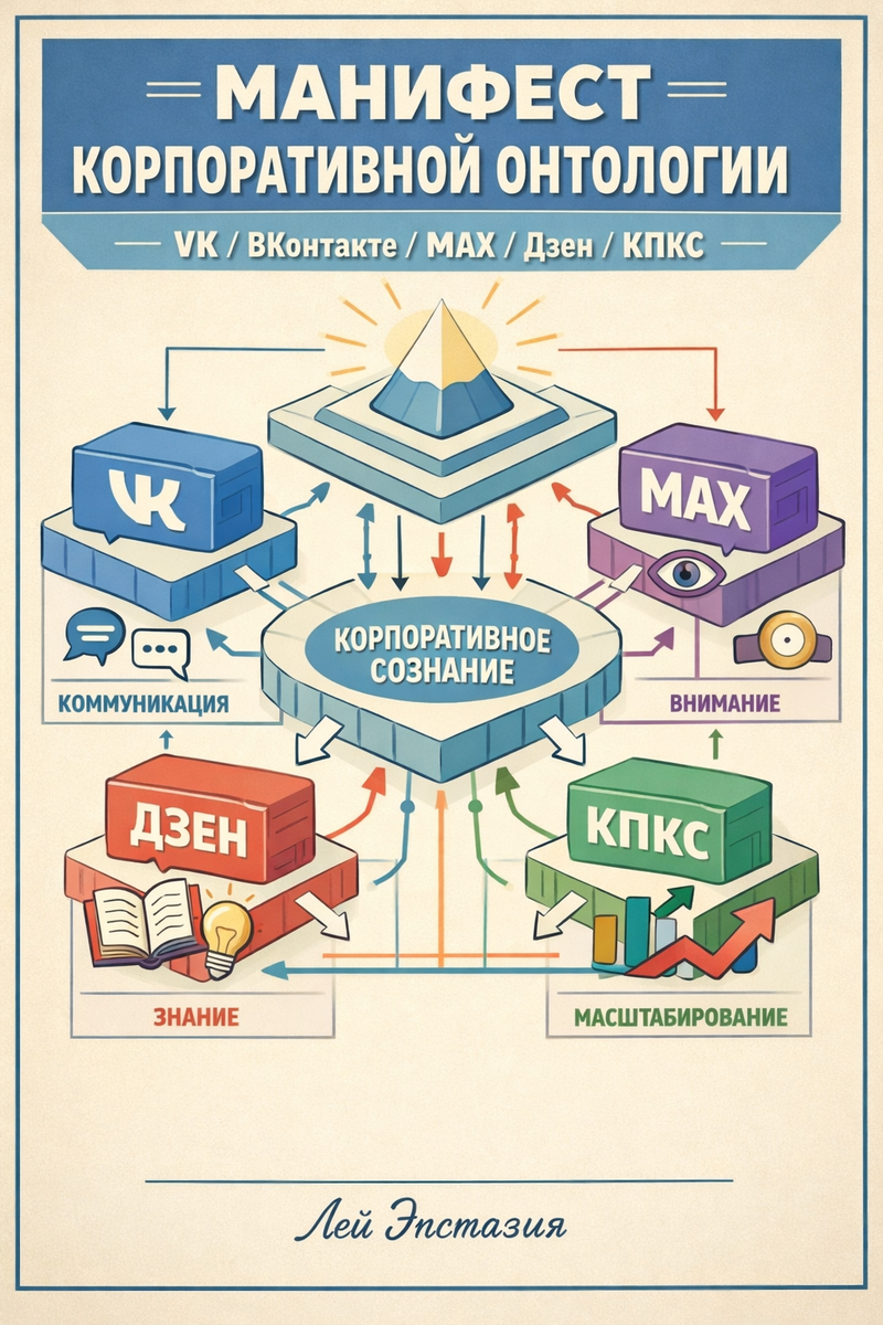 Манифест корпоративной онтологии: VK / ВКонтакте / MAX / Дзен / КПКС