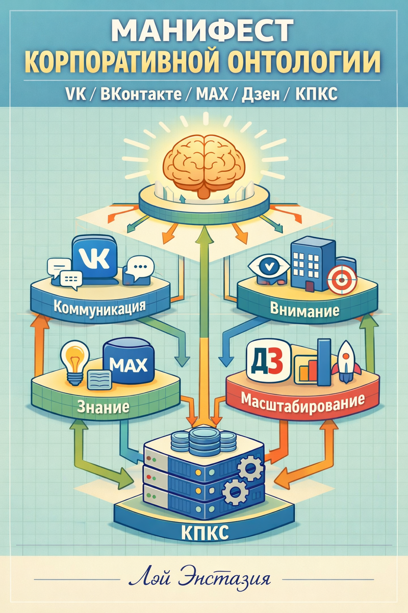 Манифест корпоративной онтологии: VK / ВКонтакте / MAX / Дзен / КПКС