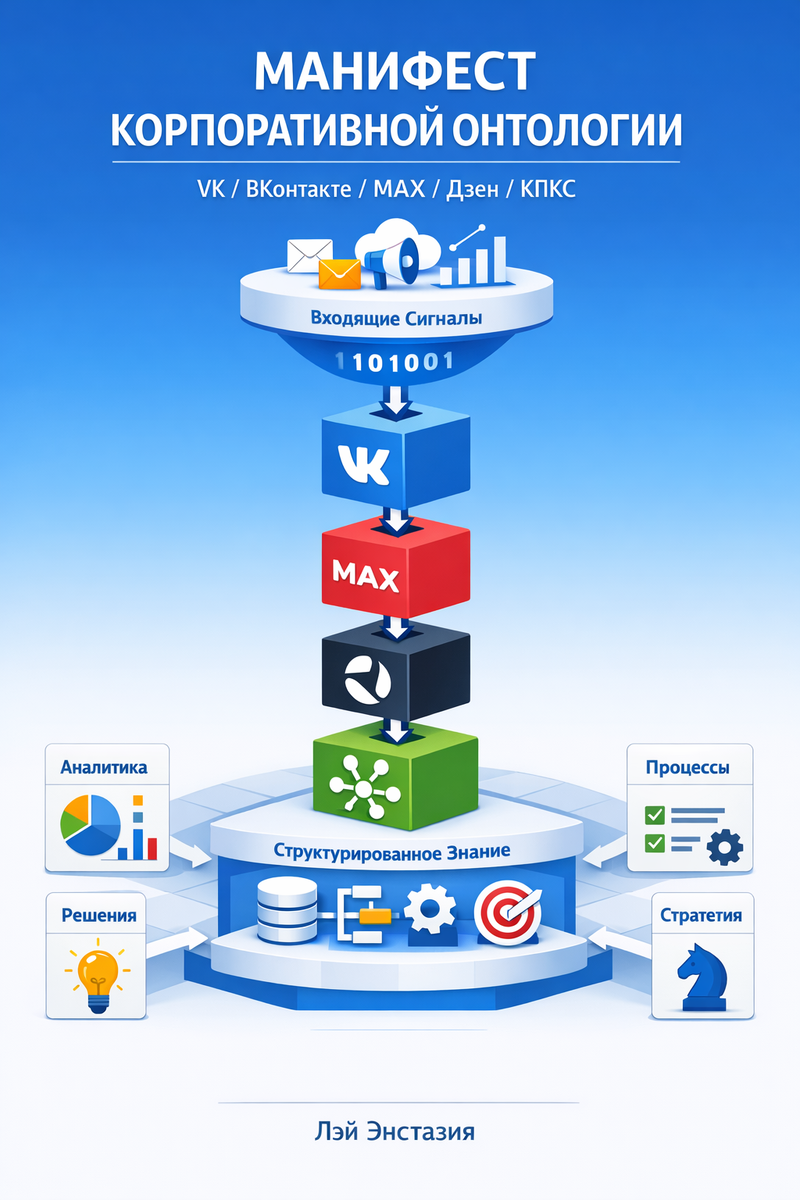 Манифест корпоративной онтологии: VK / ВКонтакте / MAX / Дзен / КПКС