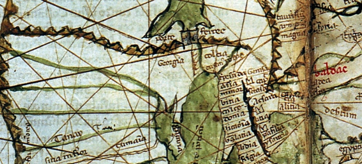 Карта Пьетро Весконте (фрагмент), 1320