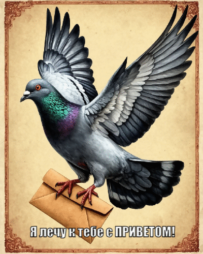 Я лечу к тебе с приветом!