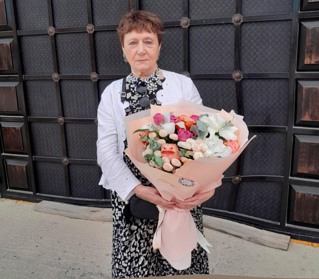 Елена Георгиевна Царева. 15 июль, 2025. Г. Каспийск. Автор фото: Шерибан Пашаева.