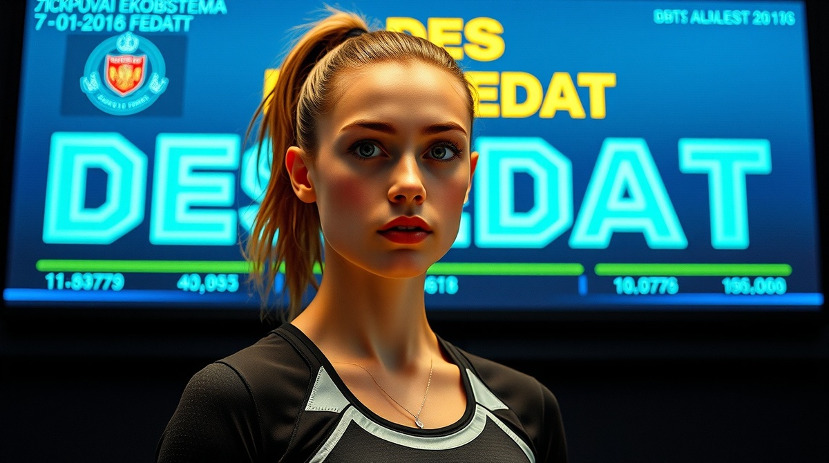 🤖 Иллюстрация улучшена нейросетью | ЦЭС ФЕДАТ | Юная атлетитка нового поколения