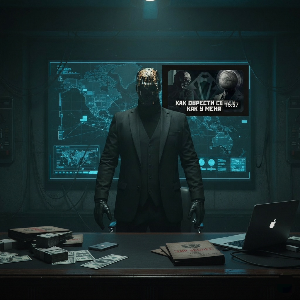 Визуализация созданная автором. Разбор видео «Почему мой канал не БАНЯТ – Коррупция и Связи в РОССИИ».