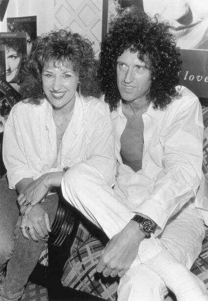 Анита Добсон и Брайан Мэй