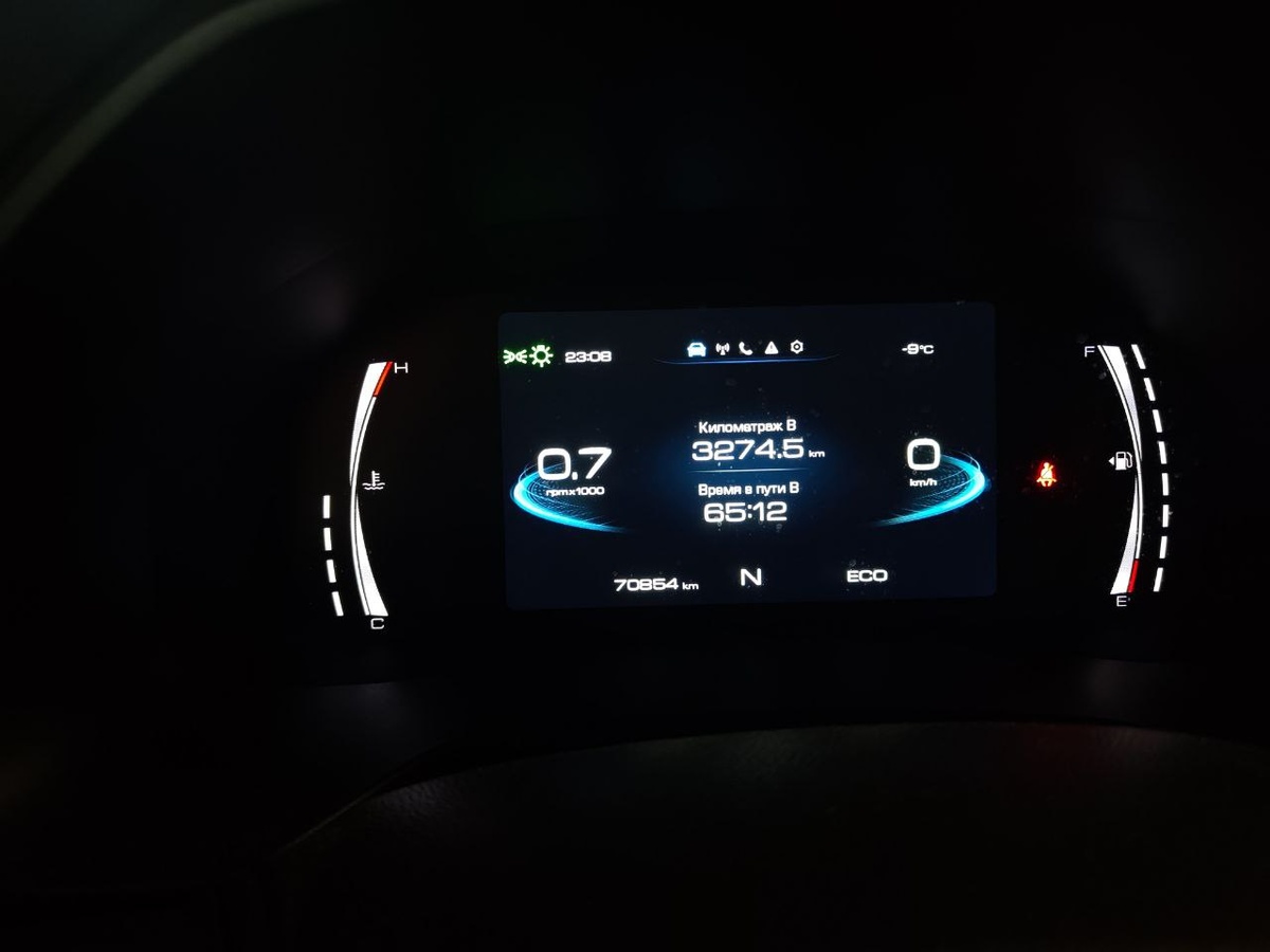 Доехали! Время в пути завышено раза в полтора, т.к. учитывает постоянные прогревы двигателя