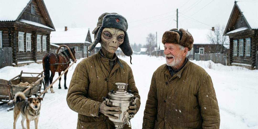 Пришелец рассказал о жизни в России