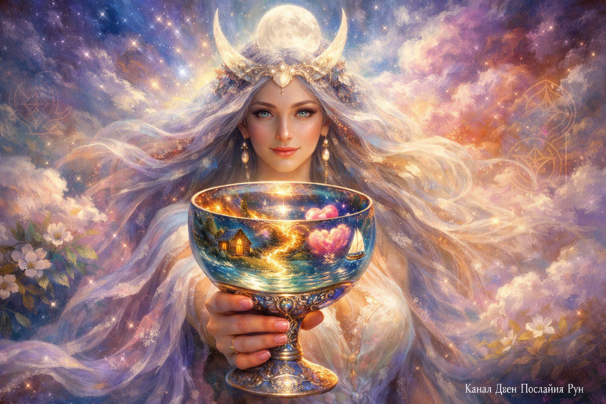 Полнолуние 3 января 2026: Лунная Богиня показывает в чаше Ваш будущий месяц — рунический расклад, прогноз на любовь, деньги и дорогу. Читайте послание рун.