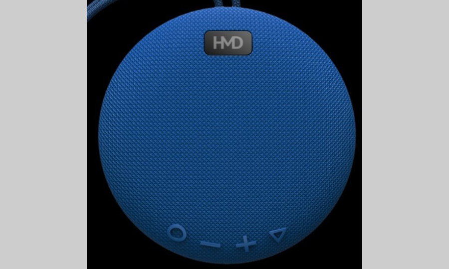 В Сеть слили фото бюджетной Bluetooth-колонки HMD Boom E1 с защитой от воды