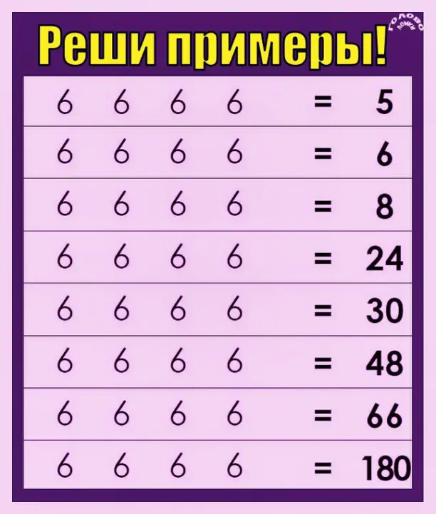 🧮 Порядок действий: преврати неверное равенство в верное!