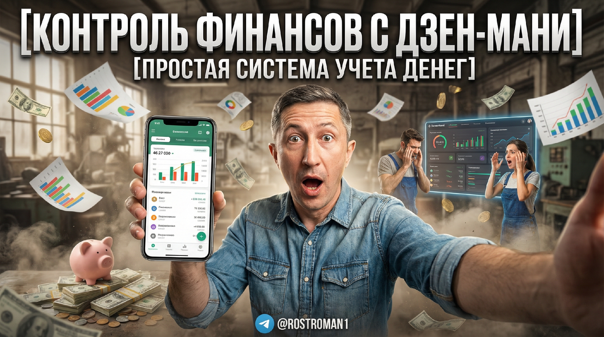 Контроль финансов: простая система учёта денег