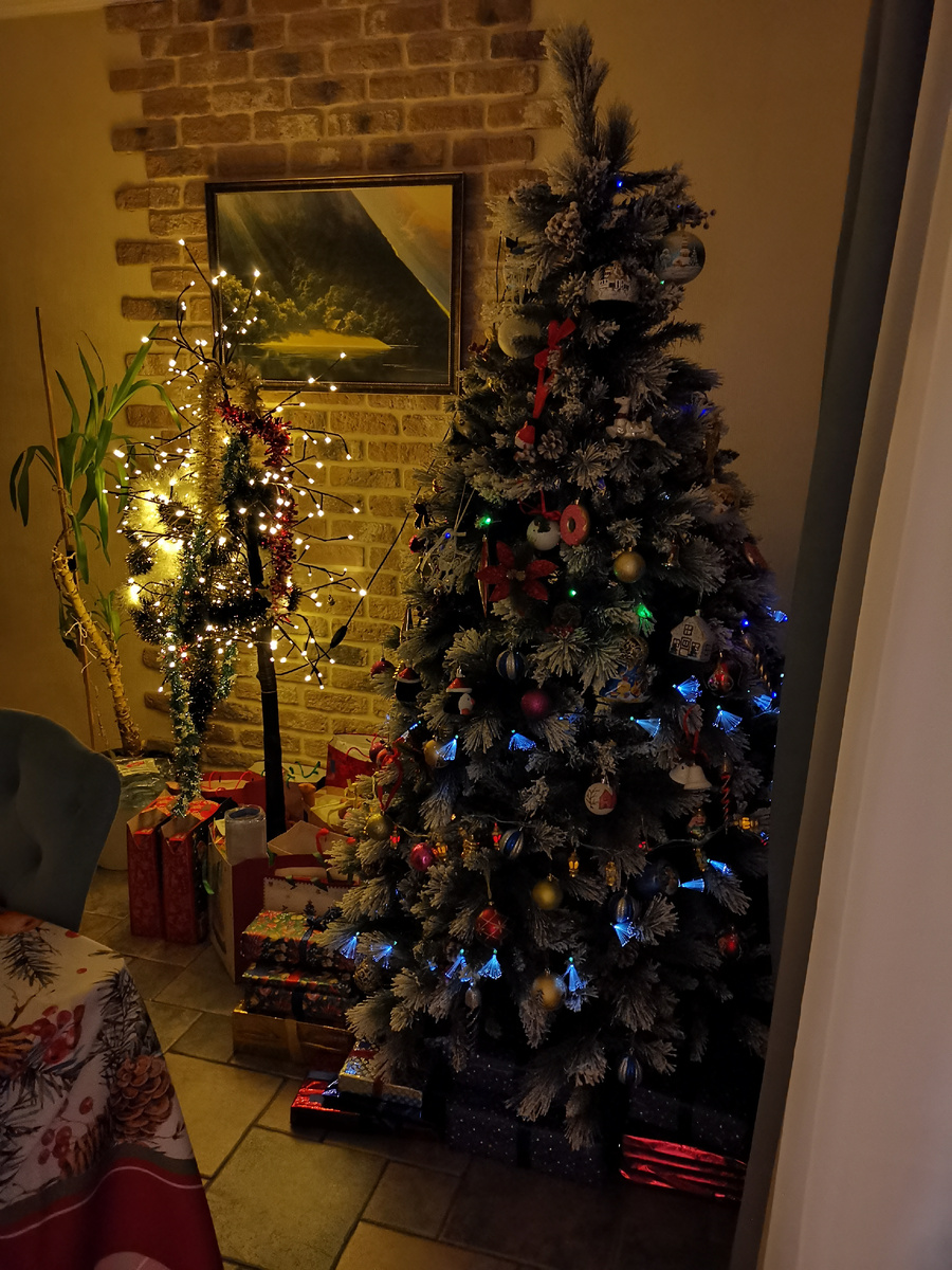 Фото в новогоднюю ночь. Дети уже спят, подарки положены)) 