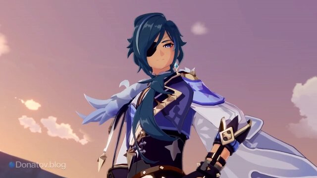    Кэйа в анимации «О балладах и кубках» из ивента «Вино и ветер»