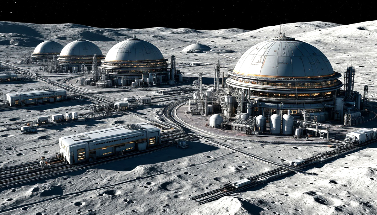 Мужчина рассказал о фотографиях лунного города.