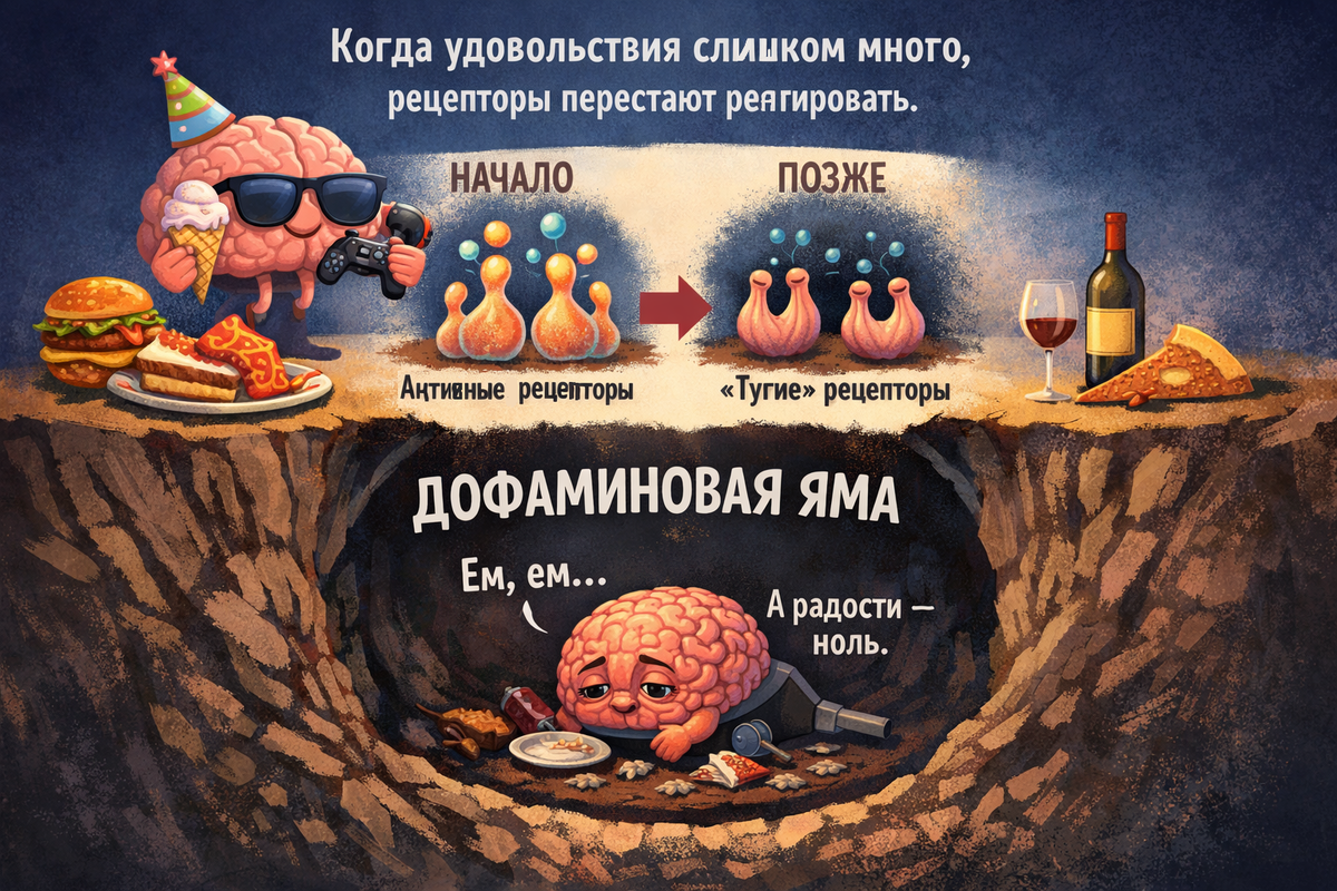 Дофаминовая яма после праздников