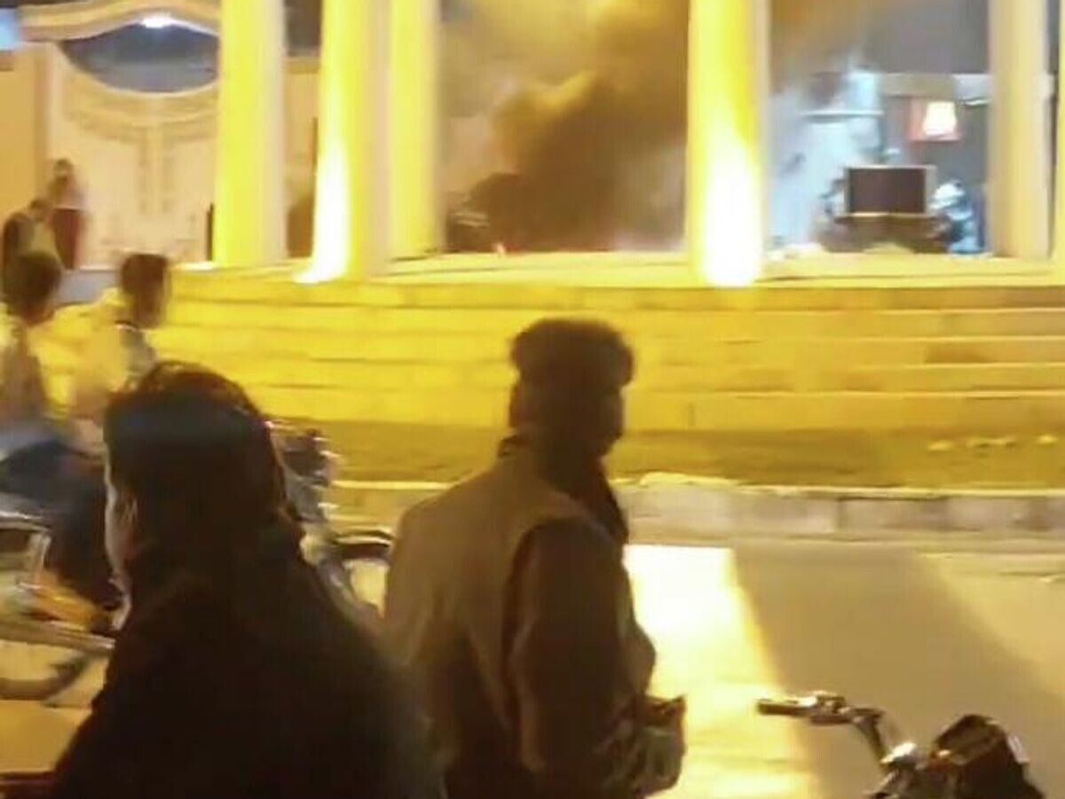    Акция протеста в городе Борджнурд, Иран | © Кадр видео из соцсетей