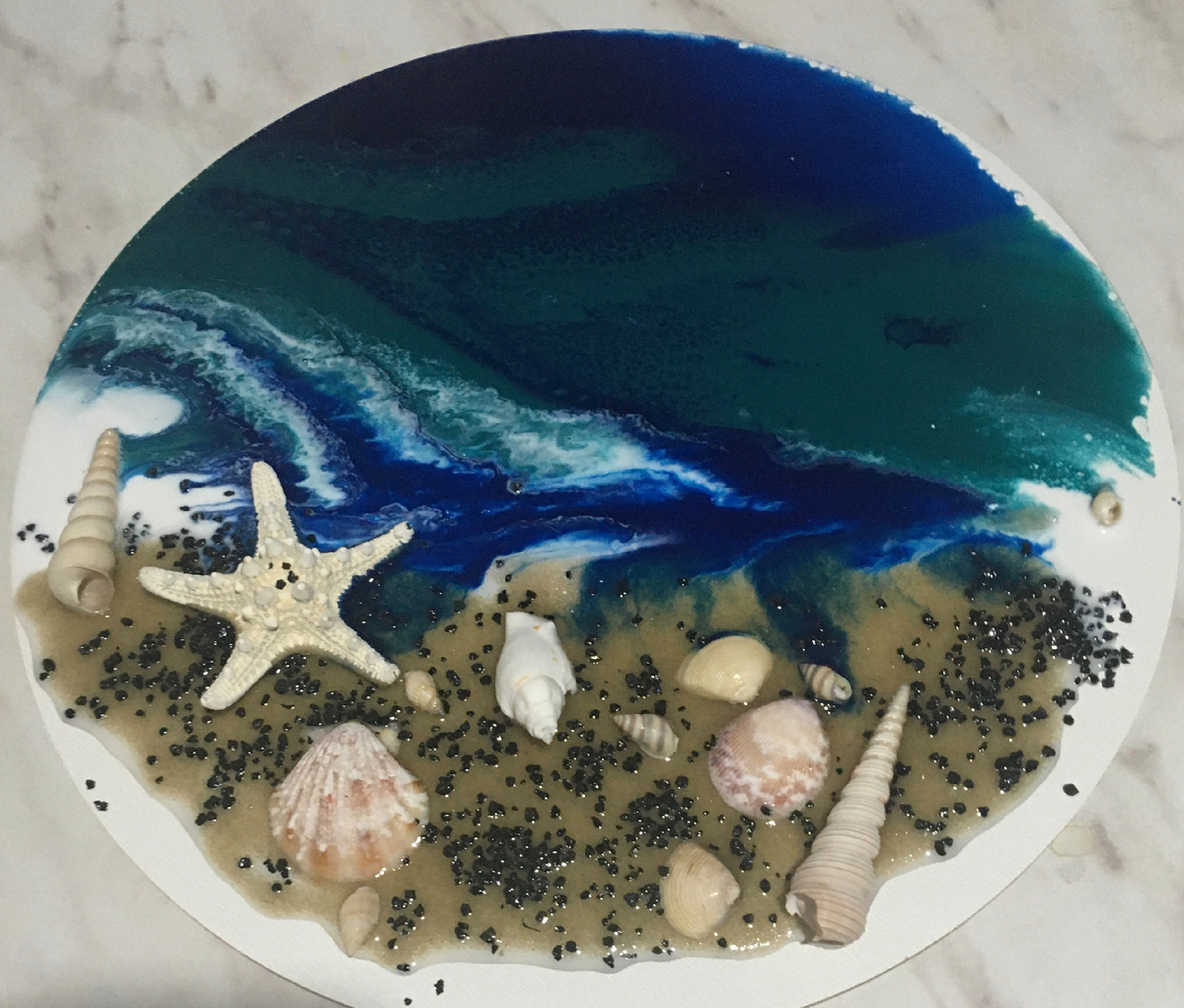 С внуком поделку сделали