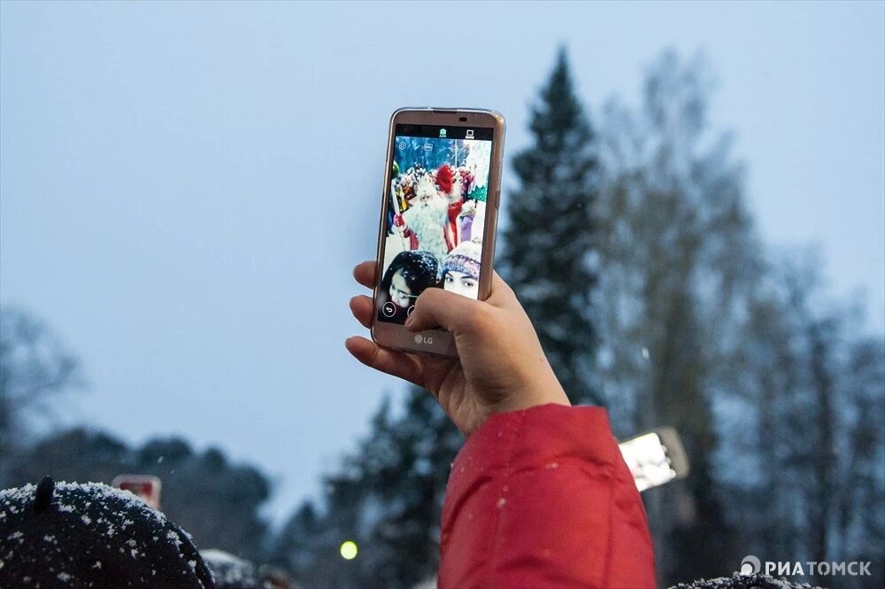    Дед Мороз в ТГУ, © РИА Томск. Таисия Воронцова