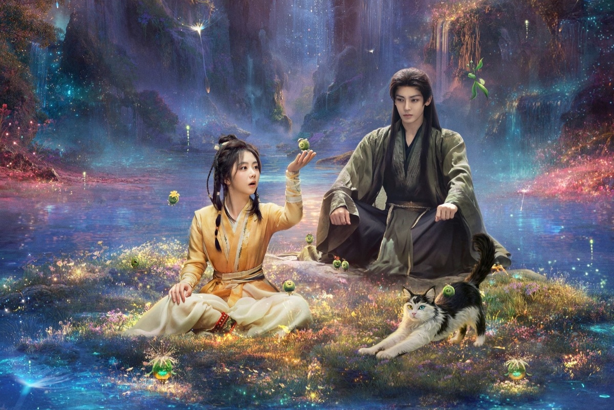 Дорама "Незапятнанная душа". Режиссёр: Сюй Цзичжоу. Жанры: фэнтези, романтика. 40 серий по 45 минут. В главных ролях: Тань Сунъюнь, Хоу Минхао, Ван До.