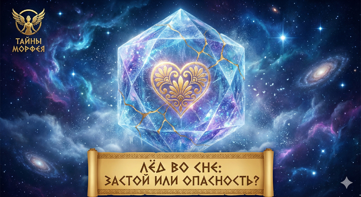 Тема Льда — это тема Застывшего Времени и Эмоций.Лёд сковывает воду — символ жизни и чувств.Сон о льде часто означает остановку, паузу, охлаждение.Но у льда есть и другое свойство: он прозрачен и тверд. Это символ кристальной ясности и холодного рассудка.Вы ступаете по скользкой поверхности: один неверный шаг, и вы в ледяной воде.