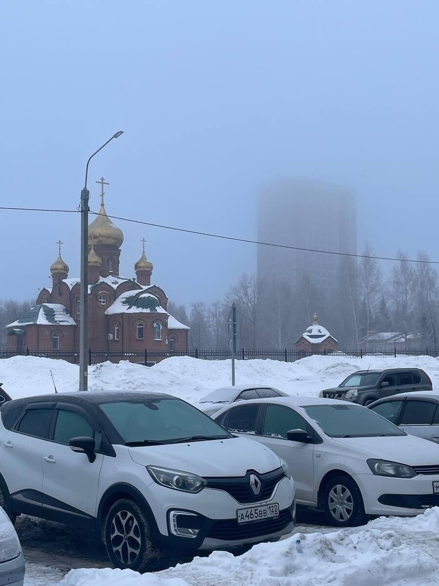    Утренний туман в Барнауле. Источник: "Толк"