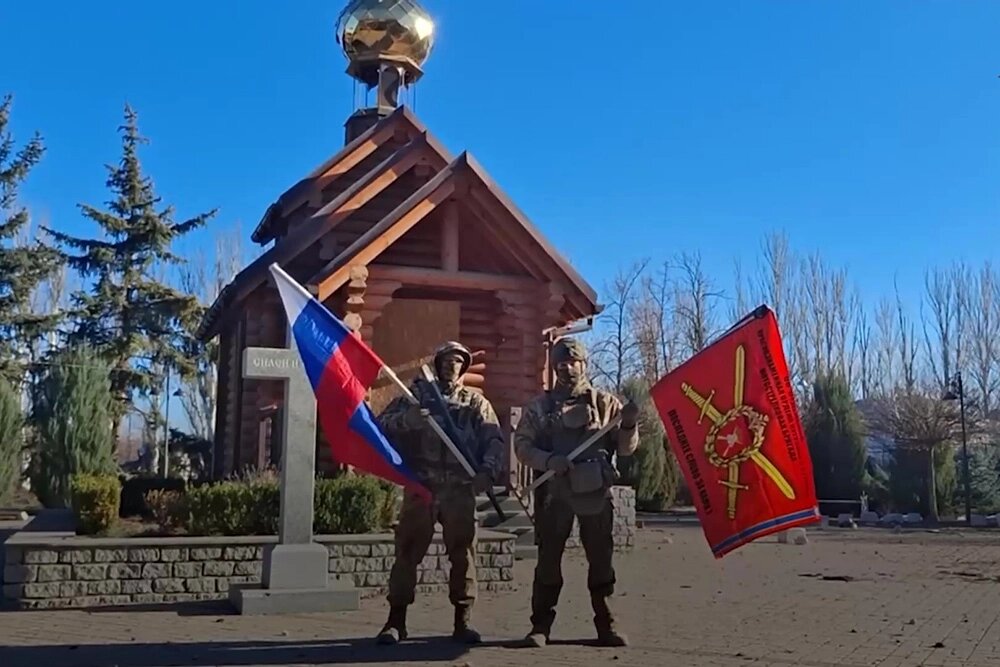    Подразделения группировки войск «Восток» в городе Гуляйполе Запорожской области. Фото: Министерство обороны РФ